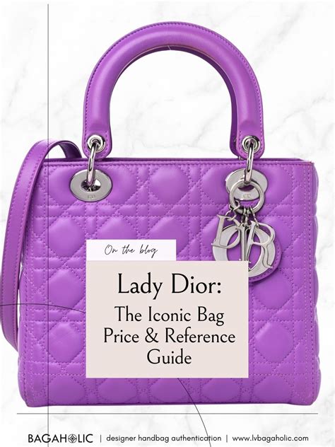 lady dior how much|Lady Dior Reference Guide.